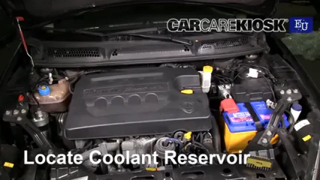 2013 Lancia Delta Oro 1.9L 4 Cyl. Turbo Diesel Antigel (Liquide de Refroidissement) Vérifiez le niveau d'antigel